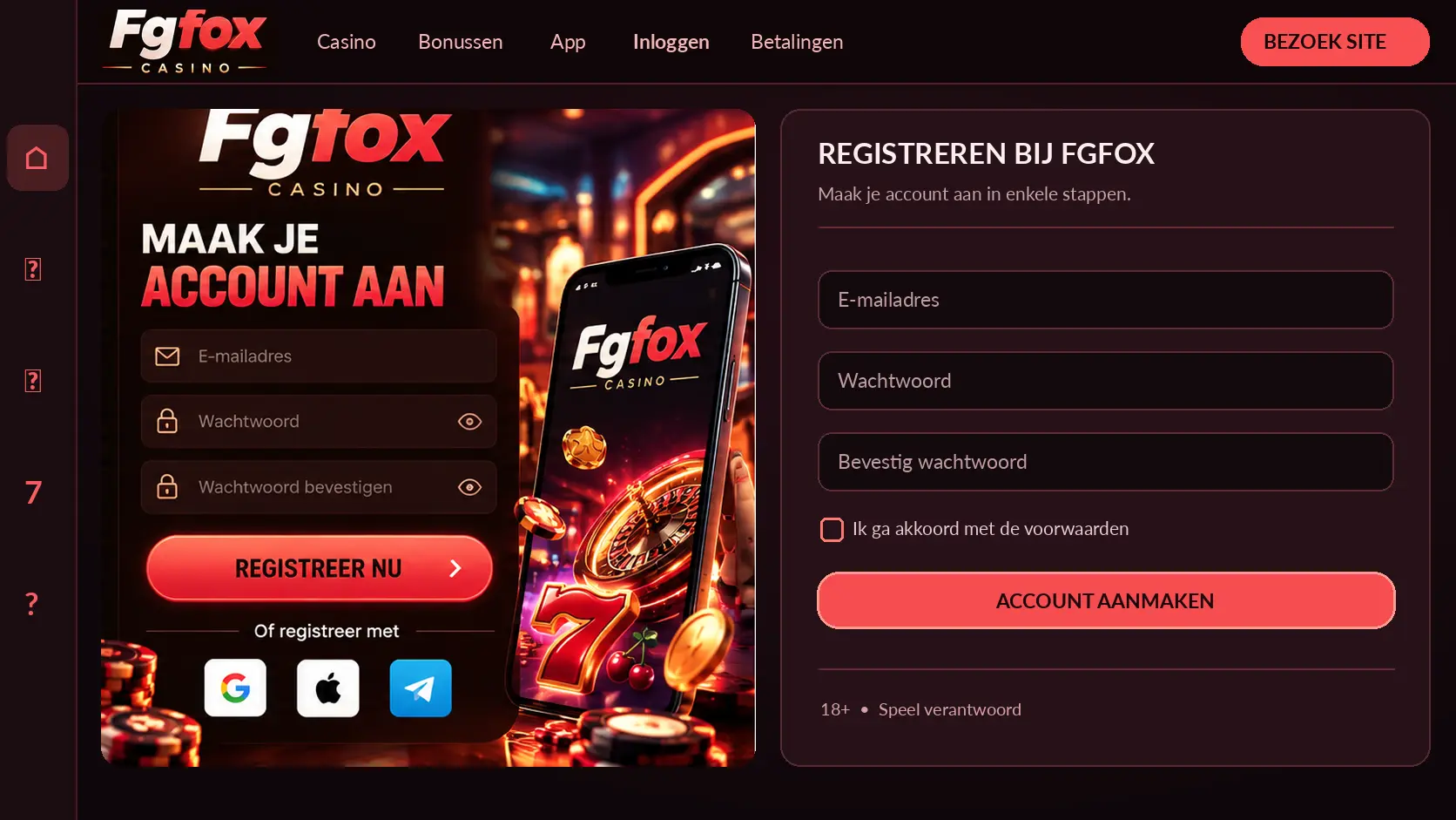 FgFox Welkomstpakket: 100% tot €500 + 50 Free Spins image 2